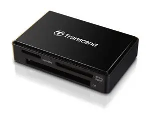 Transcend All-in-1 Multi Card Reader, Black, SDHC / SDXC / microSDHC / SDXC / CF UDMA, Black - TS-RDF8K2 Transcend All-in-1 Multi Card Reader, Black, SDHC / SDXC / microSDHC / SDXC / CF UDMA, Black - TS-RDF8K2