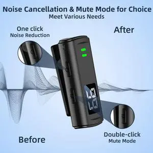 Wireless Lavalier Microphone for Android, USB C Phone Microphone Wireless Lavalier Microphone for Android, USB C Phone Microphone