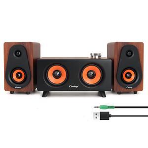 Redragon GS814 Casse Desktop Stereo 20W, BT 5.0/Ingresso AUX, 4 Driver, Luci RGB Touch, Controllo Touch