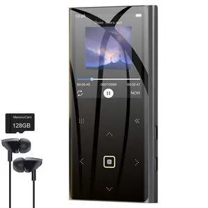 160GB MP3 Player for Kids with Bluetooth Portable Music Player 2.4" Large Screen Built-in Speaker Support Video FM Radio Voice Recorder E-Book Earphones Included 160GB MP3 Player for Kids with Bluetooth Portable Music Player 2.4" Large Screen Built-in Speaker Support Video FM Radio Voice Recorder E-Book Earphones Included