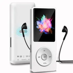 Aigital MP3 Player with Bluetooth and 32GB TF Card, HiFi Music Player with Built-in Speaker and Earphones, Multifunctional MP3 Players with FM/Recording/E-Book/Video,Silver Aigital MP3 Player with Bluetooth and 32GB TF Card, HiFi Music Player with Built-in Speaker and Earphones, Multifunctional MP3 Players with FM/Recording/E-Book/Video,Silver