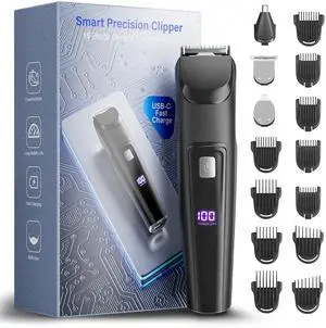 Beard Trimmer for Men, All-in-One Electric Razor & Hair Clipper, Waterproof Cordless Mustache Grooming Kit, Rechargeable Beard Hair Nose Ear & Body Trimmer, Face Shaver, Gifts for Men Husband Father Beard Trimmer for Men, All-in-One Electric Razor & Hair Clipper, Waterproof Cordless Mustache Grooming Kit, Rechargeable Beard Hair Nose Ear & Body Trimmer, Face Shaver, Gifts for Men Husband Father
