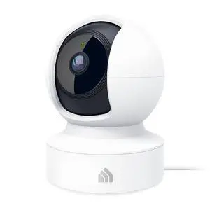 Kasa 2K+ Indoor Pan/Tilt Wired Security Camera - Works as a Baby Monitor & Pet Camera, Motion Detection & Tracking, 2-Way Audio, Night Vision, Subscription-Free Local Storage or Optional Cloud, KC410S Kasa 2K+ Indoor Pan/Tilt Wired Security Camera - Works as a Baby Monitor & Pet Camera, Motion Detection & Tracking, 2-Way Audio, Night Vision, Subscription-Free Local Storage or Optional Cloud, KC410S