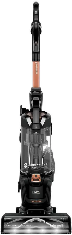 Bissell SurfaceSense Allergen Lift-Off Pet Upright Vacuum, with Tangle-Free Multi-Surface Brush Roll, LED Headlights, & Lift-Off Technology