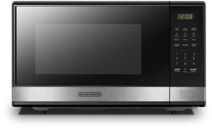 Microwave Oven Countertop, 1.1 Cu.Ft, 1000W, Stainless Steel | Push-Button Door, Child Safety Lock, 6 Auto Cook Presets, 10 Power Levels Microwave Oven Countertop, 1.1 Cu.Ft, 1000W, Stainless Steel | Push-Button Door, Child Safety Lock, 6 Auto Cook Presets, 10 Power Levels