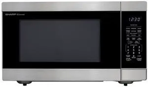 SHARP Countertop Microwave Oven with Removable 16.5" Carousel Turntable, 1200 Watt, 2.2 Cubic Feet, Stainless Steel