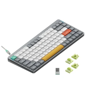 Air75 V2 Portable 75% Mechanical Keyboard,Wireless Keyboard,Supports Bluetooth/2.4G/USB-C RGB Gaming Keyboards,Compatible with Windows/Mac OS/Linux Systems Grey-Gateron Aloe Switch Air75 V2 Portable 75% Mechanical Keyboard,Wireless Keyboard,Supports Bluetooth/2.4G/USB-C RGB Gaming Keyboards,Compatible with Windows/Mac OS/Linux Systems Grey-Gateron Aloe Switch