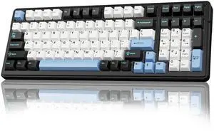 F99 Wireless Mechanical Keyboard,Tri-Mode BT5.0/2.4GHz/USB-C Hot Swappable Custom Keyboard,Pre-lubed Linear Switches,RGB Backlit Gaming Keyboards for PC/Tablet/Xbox/PS4/PS5