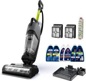 BISSELL® CrossWave® HydroSteam Deluxe Wet Dry Vac, Multi-Purpose Vacuum, Wash, and Steam, Formula Included, Green, 3515G