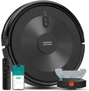 Robot Vacuum and Mop: 2-in-1 Robot Vacuum Cleaner 3000Pa Strong Suction & Tangle-Free & Alexa/APP Control & Self-Charging, Schedule Cleaning Robotic Vacuum for Pet Hair, Hard Floor, Carpet
