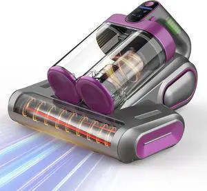 Bed Mattress Vacuum Cleaner Cordless 16Kpa Handheld Vacuum, Vacuum Cleaner with 253.7nm UV-C Light,HEPA Filter & Ultrasonic, Portable Vacuums for Bed Sofa Couch Crib Birthday Gifts for women men her
