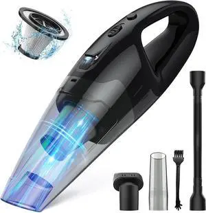 Handheld Vacuum Cordless Rechargeable, Car Vacuum Portable, Mini Vac for Pet Hair, Hand Vacuum Cleaner Car Seats, Home, Quick Cleanup, Strong Suction, Lightweight