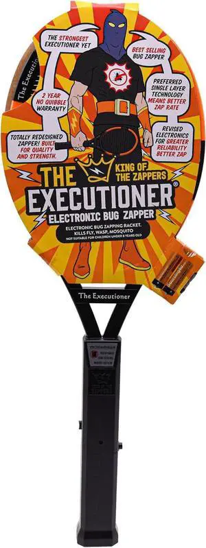 The Executioner Fly Killer Mosquito Swatter Racket Wasp Bug Zapper Indoor Outdoor Over 50cm Long