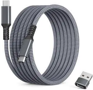 Basesailor for New iPhone 17 16 Air Pro Max Charger USB C Cable 10FT,Long 100W Type C Fast Charging Power Cord with USBC Adapter for Apple 15 Plus,iPad 10th Air 5th Mini 7th 6th Gen,Samsung Galaxy S25