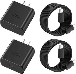 Phone 17 16 Pro Max Charger Fast Charging, 45W USB C Phone 17 16 Super Fast Charger Block with 8ft Long Type C Charging Cable Cord for i.Phone 17 Pro Max/17 Pro/17 Air/17/16/16Pro/16 ProMax /-Black