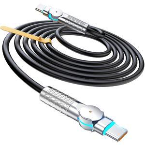 thumbnail image 2 of Car CarPlay Cable, USB A To USB C Woven Cable Compatible For IPhone 15/16, 15/16 Pro Max, 15/16 Plus, IPad 10th Gen, IPad Pro 12.9/11, IPad Air 5th 4th Mini Charger 2 of 14