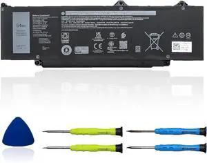 R73TC DR02P Laptop Battery Compatible with Dell Latitude 3580 3340 3440 3480 3540 5340 5540 5440 Series 2X1V9 GTG7N GRWKG KDM9P 54Wh 4623mAh 11.4V