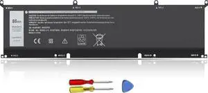 86Wh 69KF2 Battery for Dell XPS 15 9500 9510 9520 Precision 5550 5560 5570 Alienware M15 M17 R3 R4, G7 15 7500 G15 5510 5511 5515 5520 5521, Inspiron 7510 7610 7620 P87F P91F P45E P100F 8FCTC