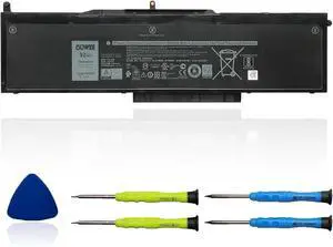 VG93N Laptop Battery Compatible with Dell Precision 15 3520 3530 M3520 M3530 Latitude 5580 5590 5591 Series Notebook 0VG93N WFWKK 0WFWKK 11.4V 92Wh 7666mAh 6-Cell