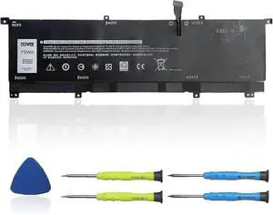 8N0T7 Laptop Battery Compatible with DELL XPS 15 9575 2-in-1 Precision 5530 2-in-1 Series Notebook 8N0T7 08N0T7 TMFYT 0TMFYT 11.4V 75Wh 6254mAh 6-Cell