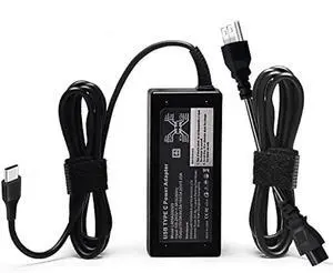 Replacement for 65W Dell Laptop Charger USB-C;Compatible with Dell Latitude/Chromebook/XPS 65 Watt USB Type C AC Power Adapter Cord