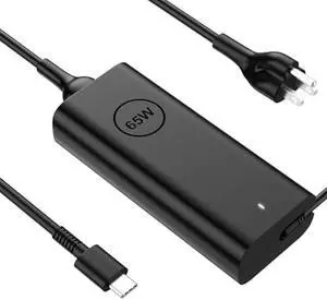 USB C Laptop Charger Compatible with Dell Laptop Charger 65W 60W Latitude 5420 5520 5450 and XPS Computer Type C Fast Power Adapter