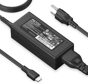 Universal USB C Laptop Computer Charger Compatible with Lenovo Dell HP Asus Acer Samsung Google Chromebook Type C Power Cord