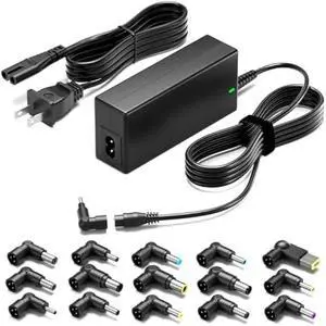 90W Universal AC Adapter Laptop Charger Replacement for Dell HP Acer Asus Lenovo IBM Toshiba Samsung Sony Fujitsu Notebook Ultrabook Chromebook Power Supply Cord