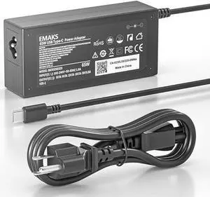65W Type USB C Chromebook Charger USBC Laptop Power Supply Adapter SM45CL SM65CL-01 SK90200325