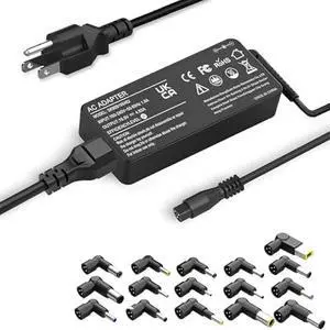 BAJ 90W Universal Laptop Charger Compatible with HP Dell Len OVO ASUS So ny Toshiba Acer Fujitsu ThinkPad Pavilion Latitude Ultrabook Notebook Chromebook Spectre Power Adapter with 16 Tips