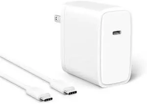 Charger for MacBook Pro/Air 13 14 15 16 inch M4 M3 M2 M1 2025 2024 2023 2022 2021 2020 2019, 100W USB C Laptop Charger Power Adapter with 6.6FT USB-C Charging Cable, Compact & Foldable