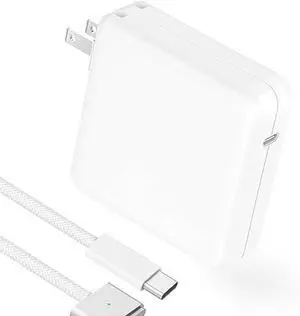 Charger for MacBook Pro 14 16 inch MacBook Air 13 15 inch 2025 2024 2023 2022 2021 M4 M3 M2 M1, 96W / 70W USB C Power Adapter, 6.6FT USB C to 3 Braided Cable with LED, Original Quality