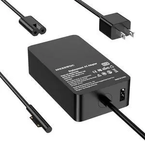 New 65W Surface Pro Charger Compatible with Microsoft Surface Pro 10, 9, 8, 7+, 6, 5, 4, 3, X, Windows Surface Laptop 6, 5, 4, 3, 2, 1, Surface Go Tablet, Surface Book 3, 2, 1, 44W, 36W 24W