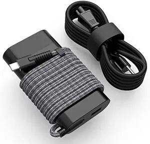 Original Replacement New Version 65W HP USB C Laptop Charger for HP Elitebook x360, Spectre X360, HP Chromebook, Elite x2, ProBook, Split x2, Pavilion, Envy Travel AC Power Supply Adapter