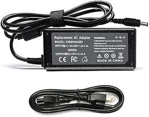 65W 19V 3.42A Laptop Charger for Toshiba Satellite C55 C55D C55T C655 C655D C675 C855 C855D L55 L655 L675 L745 L755 L775D L855 P755 P845T P855 P875 Portege Z30 Z930 Z830 Power Supply Cord