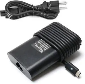 65W USB-C Latitude Charger fit for Dell Latitude 3420 3540 5550 5520 5420 5430 5440 5340 5320 5630 5640 7440 7430 7420 7410 7370 7390 2-in-1, Dell XPS 13 9350 Type-C Adapter