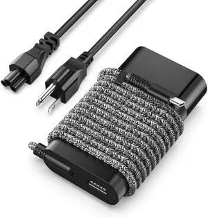 New Slim 70W USB C Laptop Charger Replacement for HP Envy X360,Spectre X360,Elitebook,Elitebook X360,Chromebook,Pavilion,Elite x2 Travel Type C Braided Cable Laptop Power Adapterravel