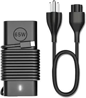 65W USB C Laptop Charger Compatible with Dell Latitude 5420 5520 5530 5550 5540 5430 5450 5440 7420 2-in-1 7430 7440 Inspiron 14 2-in-1 Chromebook 3100 XPS 13 60W Type C Power Cord