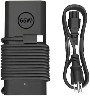 65W USB C AC Adapter Laptop Charger Compatible with Dell Latitude 3450 5520 7420 5420 5550 5450 5440 5430 5540 5530 7440 Inspiron 14 16 XPS 13 Chromebook 3100 Computer Type C Power Cord