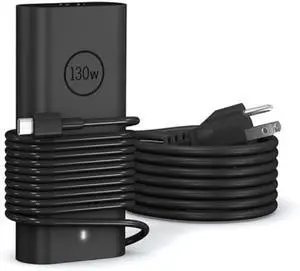 130W USB C Laptop Charger Compatible with Dell XPS 15/17,9575Precision 5750 5570 5550 5530 3551 3550 3560 Latitude 5420 5510 7410 7310 7210 9410 9510 AC Cable