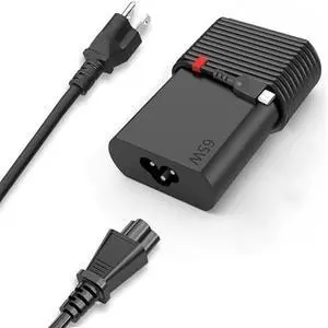 New Slim 65W USB C Charger Compatible with Lenovo Laptop Charger USB-C,for Lenovo Thinkpad/Yoga/Chromebook,4X20M26268 ADLX65YLC3D ADLX65YDC2A Travel Type C Power Cord Ac Adapter
