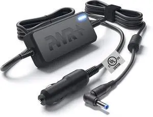 CAR Laptop Charger for HP Probook EliteBook Revolve Business: 250 450 455 640 645 650 745 820 840 850 G1 G2 G3 G4 G5 G6 463958-001 609939-001 PA-1650-02HC PA-1900-18H2 741727-001