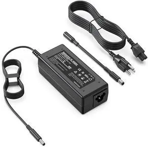 65W 45W AC Adapter Laptop Charger Round Tip Compatible with Dell Inspiron 15 Charger 13 14 17 3000 5000 7000, 2-in-1 Series 3558 3181 5100 5535 5559 5567 XPS 9350 9360 Charger Laptop Power