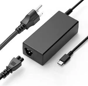 65W 45W USB-C Charger Fit for HP Pavilion 16t-af000, 16z-ag000, Aero Laptop 13-bg0087nr; Pavilion Plus 14-ew0047nr, 14-ey0047nr, 14t-ew000 Laptop Power Adapter Supply Cord