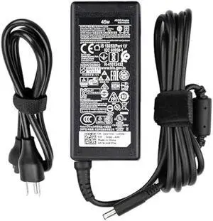 45W Round Tip Laptop Charger Fit for Dell Inspiron 13 14 15 3000 5000 7000 Series 15-3552 3555 3558 3565 3567 5551 5552 5555 5558 5559 DA45NM140 LA45NM140 19.5V 2.31A AC Adapter Power Cord