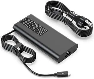 130W USB C Laptop Charger Compatible with Dell 90W 65W XPS 15 16 17 9500 9510 9520 9530 9575 2-in-1 9640 9710 9720 9730, Precision 3470 3480 3540 3570 3580 5480 5550 5560, Latitude Power Adapter