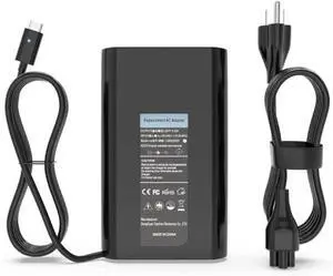 65W USB C Laptop Charger Compatible with Dell Inspiron 14 16 2 in 1 7440 7425 7415 7441 7445 7420 7620 7486 7640 14 16 Plus DB14250 DB16250 2-in-1 Business/Student Laptop Power AC Adapter