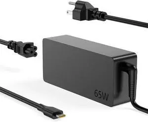 65W USB Type C Charger Compatible with Lenovo ThinkPad/Chromebook/Yoga, Compatible with Lenovo ThinkPad T14 T16 E15 E14 T480 T490 Yoga 7i C930 C940 Chromebook S330 Laptop Power Cord