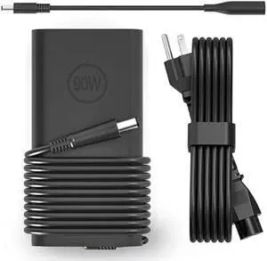 90W 65W Slim Laptop Charger fit for Dell Latitude 3390 5400 5480 5490 5540 7280 7480 7490 E6430 E5530 E3570 E7440 D630 D610, Inspiron-17 1750 1764 1705 E7440