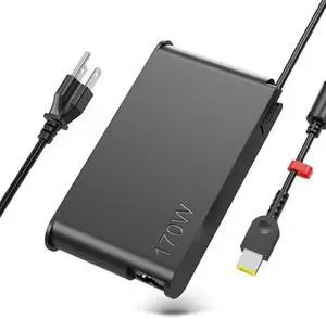 Slim 170W Charger Fit for Lenovo Legion Slim 5 5i Yoga Pro 9i Lenovo ThinkPad P1 P16 IdeaPad Pro 5 Lenovo LOQ ADL170SCC3A 4X20S56697-20V 8.5A ac Adapter Laptop Power Supply